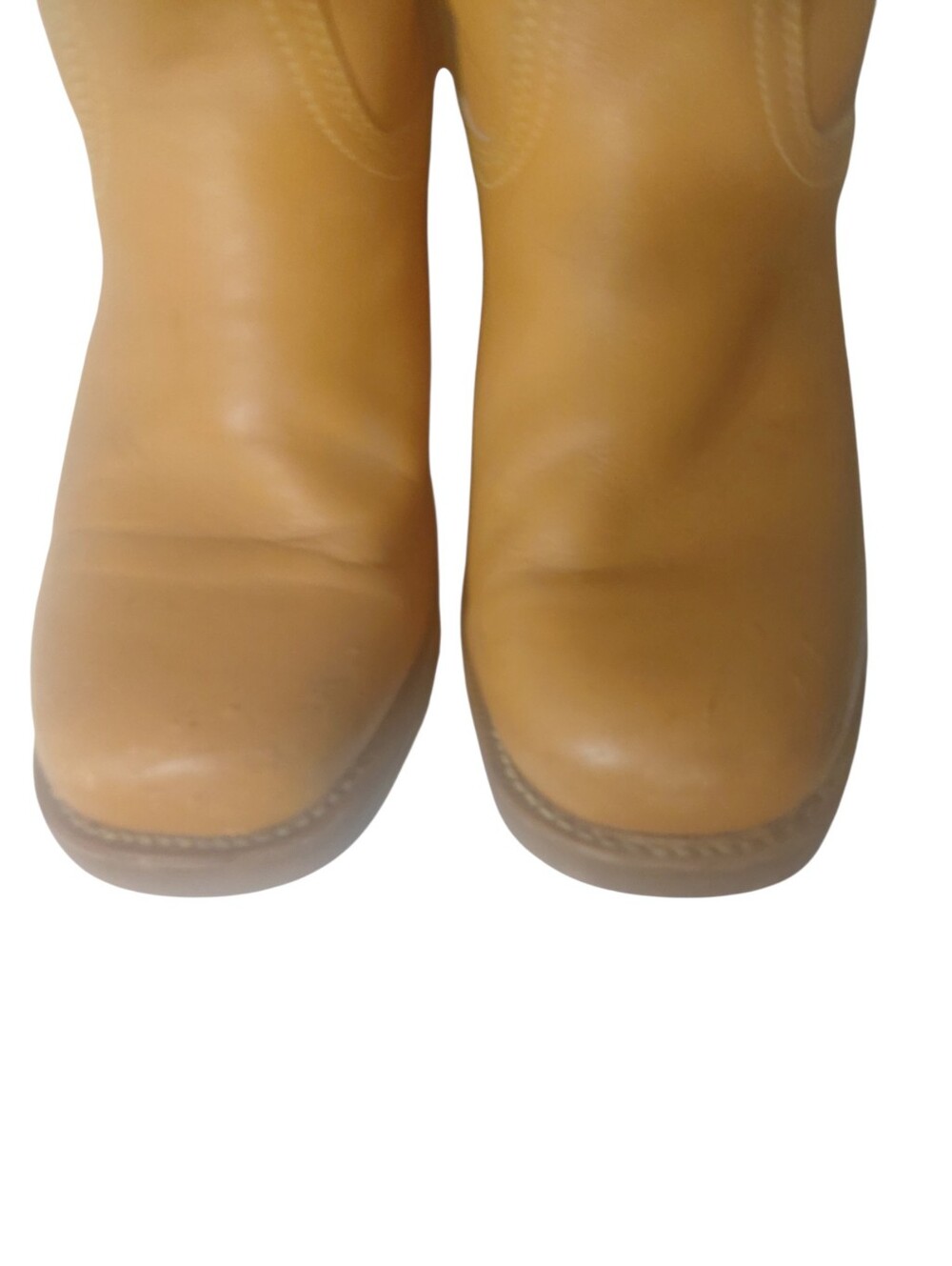 Vintage Colorado Tan Western Mid-Calf Boots Men's Size 8 W Cowboy Boots - Picture 3 of 13